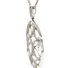 Load image into Gallery viewer, Bespoke Diamond Circular Pendant 1.80ct