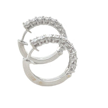 Load image into Gallery viewer, Gregory Diamond Hoop Earrings 1.50ct