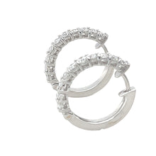 Load image into Gallery viewer, Gregory Diamond Hoop Earrings 1.50ct