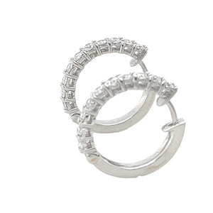 Gregory Diamond Hoop Earrings 1.50ct