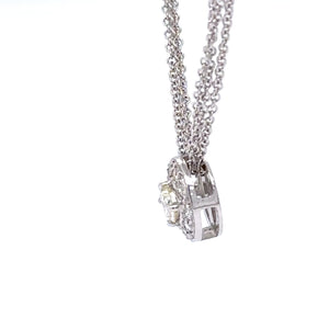 Bespoke Diamond Pendant Necklace 0.65ct