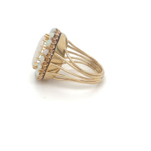 Load image into Gallery viewer, Bespoke Opal Cluster Ring 2.00ct