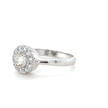 Load image into Gallery viewer, Bespoke Diamond Cluster Ring 0.63ct