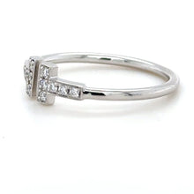 Load image into Gallery viewer, Tiffany &amp; Co T Wire Diamond Ring 0.15ct