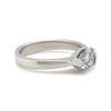 GIA Platinum Diamond Engagement Ring 0.91ct