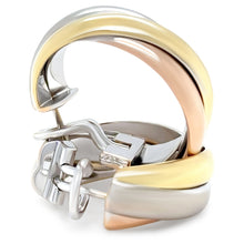 Load image into Gallery viewer, Cartier 18ct Tri Gold Trinity Earrings 13.73g