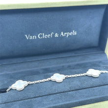 Load image into Gallery viewer, Van Cleef &amp; Arpels 18ct White Gold Vintage Alhambra Bracelet 12g