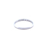 Van Cleef & Arpels Platinum Tendrement Wedding Band 2.44g