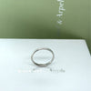 Van Cleef & Arpels Platinum Tendrement Wedding Band 2.44g