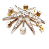 15ct Yellow Gold Victorian Diamond Starburst Brooch 2.50ct 8.68g