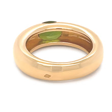 Load image into Gallery viewer, Cartier 18ct Yellow Gold Vintage Ellipse Peridot Ring 2.00ct 22.09g