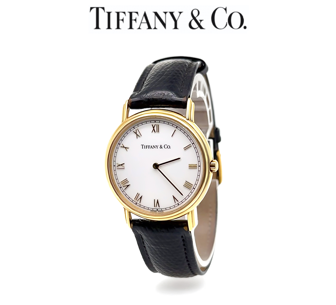 Tiffany & Co. Classic 18ct Yellow Gold Quartz Watch M253 – 34.9g