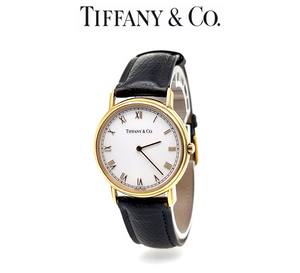 Tiffany & Co. Classic 18ct Yellow Gold Quartz Watch M253 – 34.9g