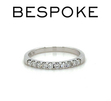 Load image into Gallery viewer, Bespoke Diamond Wedding Band 0.34ct