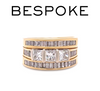 18ct Yellow Gold Princess Cut Diamond Bridal Set 2.77ct 11.36g