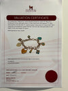 Tiffany & Co 18ct Yellow Gold and Sterling Silver Charm Bracelet 78.7g