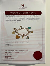 Load image into Gallery viewer, Tiffany &amp; Co 18ct Yellow Gold and Sterling Silver Charm Bracelet 78.7g