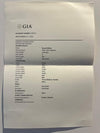 GIA Platinum Round Brilliant Cut Diamond Engagement Ring 1.56ct