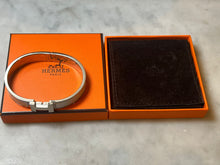 Load image into Gallery viewer, Hermès Clic H Bracelet Palladium-Plated White
