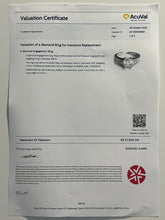 Load image into Gallery viewer, DCLA 18ct White Gold and Platinum Diamond Engagement Ring 1.94ct