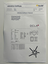 Load image into Gallery viewer, DCLA 18ct White Gold and Platinum Diamond Engagement Ring 1.94ct