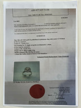 Load image into Gallery viewer, 18ct White Gold Palladium &amp; Platinum Diamond Ring 0.87ct 5.5g