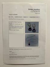 Load image into Gallery viewer, 14ct Yellow Gold Mystic Topaz Drop Earrings 4.45ct 4.02g