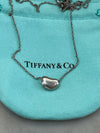 Tiffany & Co. Silver Elsa Peretti Bean Design Pendant Necklace 3.06g