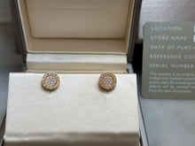 Load image into Gallery viewer, Bvlgari Bvlgari Classic 18ct Rose Gold Earrings 0.18ct 4g