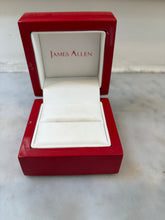 Load image into Gallery viewer, James Allen 18ct White Gold Emerald &amp; Diamond Ring 1.47ct 4.19g