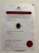 Load image into Gallery viewer, Cerrone 18ct White Gold Sapphire &amp; Diamond Ring 2.22ct 3.8g