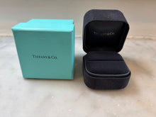 Load image into Gallery viewer, Tiffany &amp; Co. 18ct White Gold T Diamond Wire Ring 0.13ct 2.58g