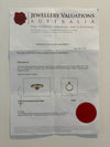 18ct White Gold Round Brilliant Cut Diamond Ring 0.51ct 2.81g