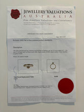 Load image into Gallery viewer, 18ct White Gold Round Brilliant Cut Diamond Ring 0.51ct 2.81g