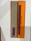 Hermès Double Tour 41mm Attelage Apple Watch Band (Purple)