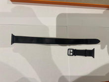Load image into Gallery viewer, Hermès Double Tour 41mm Attelage Apple Watch Band (Black)