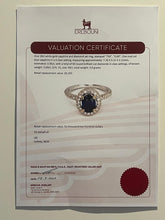 Load image into Gallery viewer, Bespoke 18ct White Gold Sapphire &amp; Diamond Ring 1.64ct
