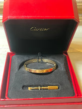 Load image into Gallery viewer, Cartier 18ct Yellow Gold Love Bracelet 31.72g