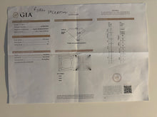 Load image into Gallery viewer, GIA Platinum Princess Cut Diamond Engagement Ring 3.02ct 7.9g