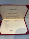 Cartier 18ct White Gold Tank Française Ring 14.81g