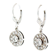 Load image into Gallery viewer, 18ct White Gold Diamond Earrings 0.68ct 4.2g