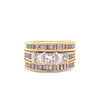18ct Yellow Gold Princess Cut Diamond Bridal Set 2.77ct 11.36g