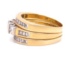 18ct Yellow Gold Princess Cut Diamond Bridal Set 2.77ct 11.36g