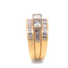 18ct Yellow Gold Princess Cut Diamond Bridal Set 2.77ct 11.36g