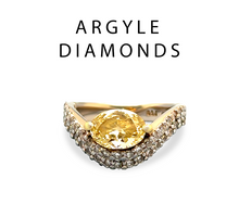 Load image into Gallery viewer, argyle diamonds 18ct White &amp; Yellow Gold Diamond Ring Set 2.34ct