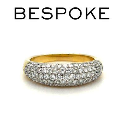 Bespoke Diamond Ring Yellow Gold 1.00ct