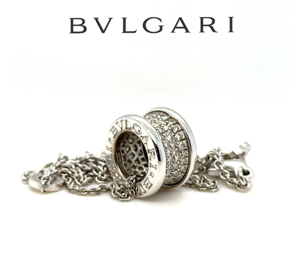 Bvlgari B.Zero 1 Necklace White Gold 0.87ct