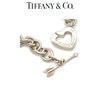 Tiffany & Co. Sterling Silver Heart Arrow Toggle Choker Necklace 78.41g