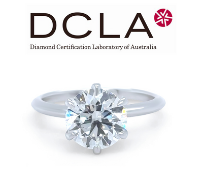 DCLA 18ct White Gold Diamond Engagement Ring 2.11ct 3.18g