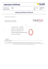 Load image into Gallery viewer, Pink argyle diamonds 18ct Rose &amp; White Gold Diamond O Pendant 1.53ct